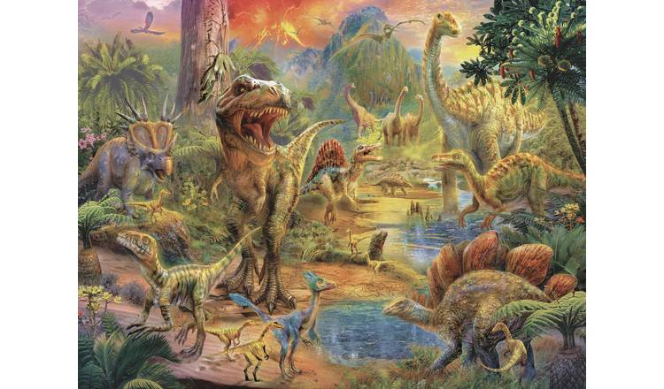 Walltastic Landscape of Dinosaurs Kids Wall Mural