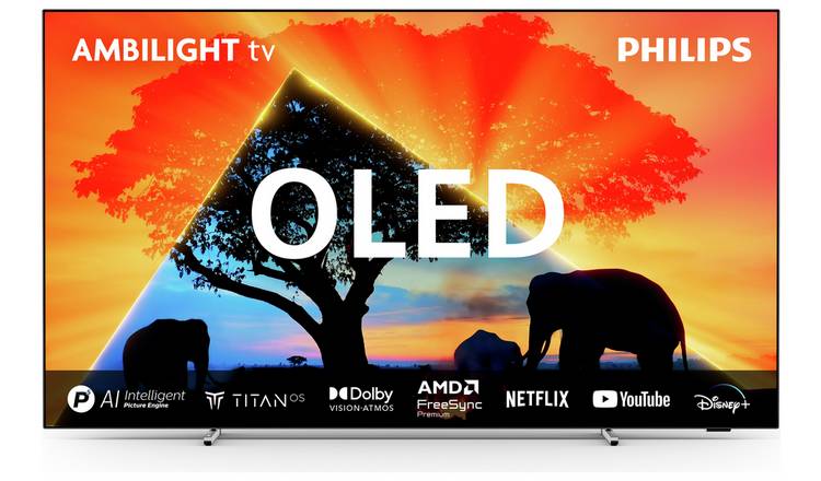 Philips 55 Inch 55OLED759 Smart 4K UHD HDR OLED Freeview TV