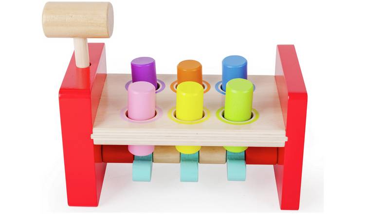 Wooden building best sale blocks argos