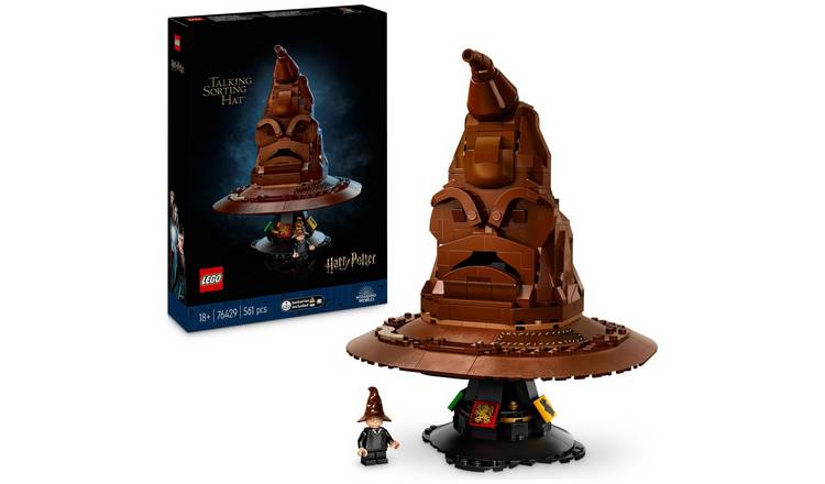 LEGO Harry Potter Talking Sorting Hat Set for Adults 76429