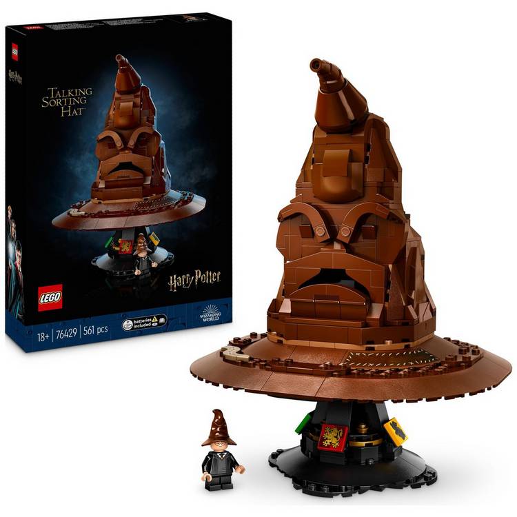 LEGO Harry Potter Talking Sorting Hat Set for Adults 76429 0