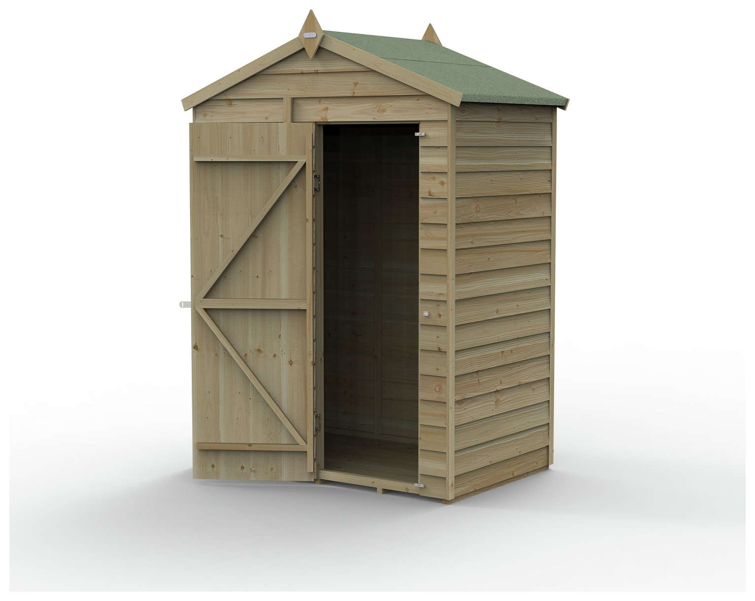 Forest Wooden 3 x 5ft Overlap Windowless Apex Shed Review