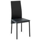 Buy Argos Home Lido Glass Dining Table & 4 Black Chairs | Dining table