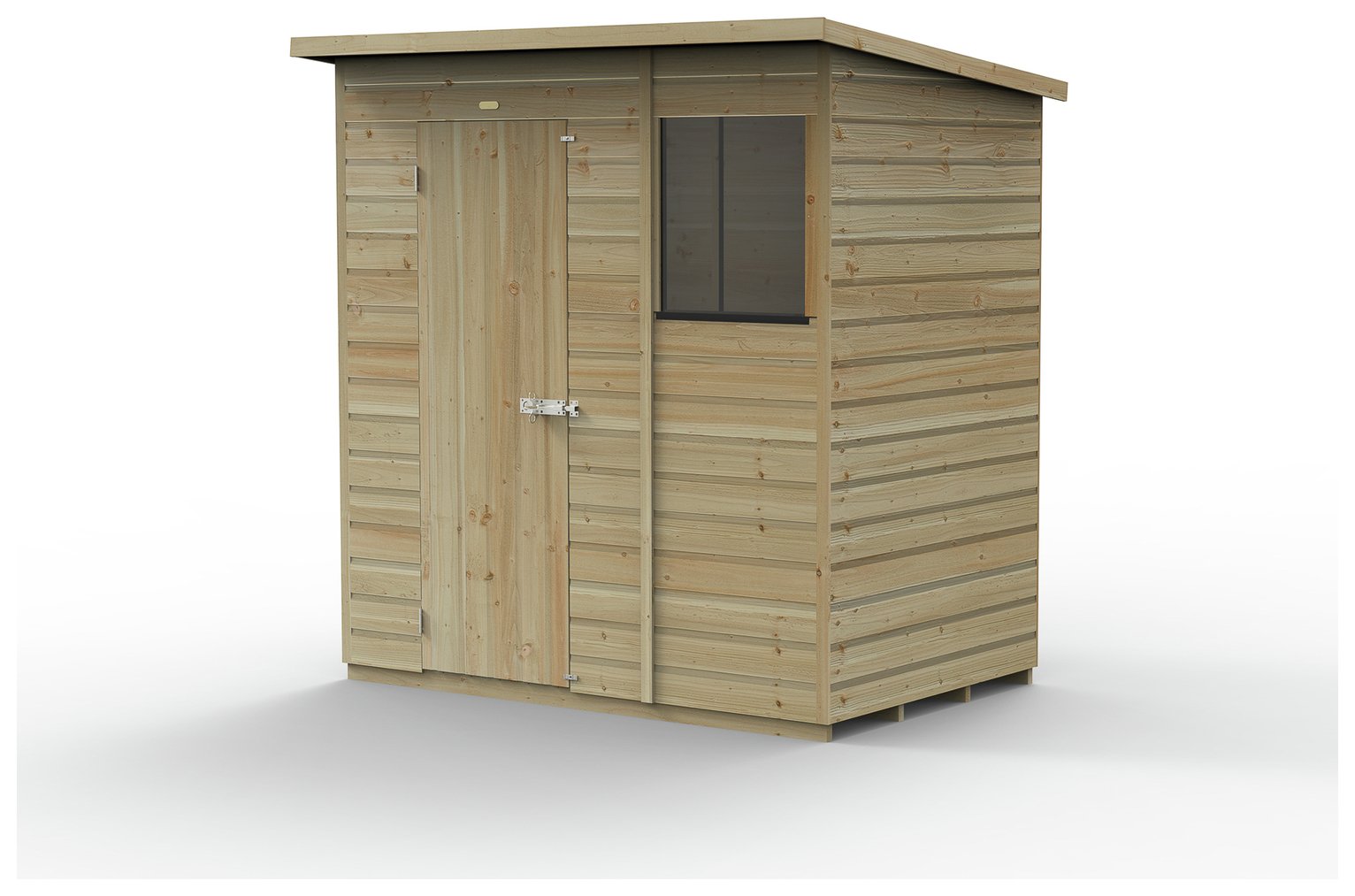 Forest Wooden 6 x 4ft Shiplap Pent Shed Review