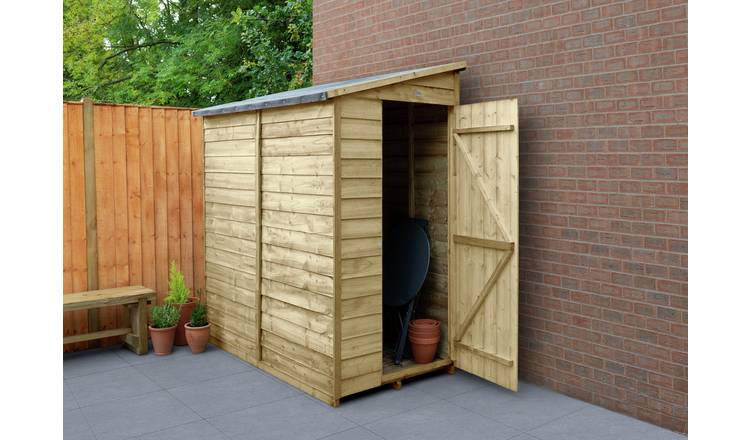 Forest Wooden 6 x 3ft Overlap Pent Shed