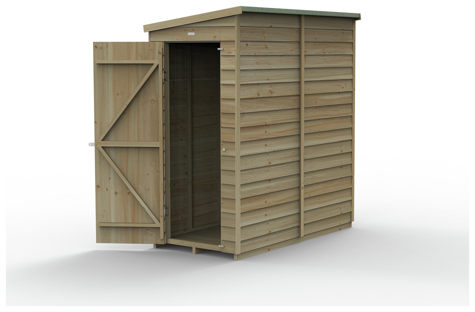 Forest Wooden 6 x 3ft Overlap Pent Shed Review