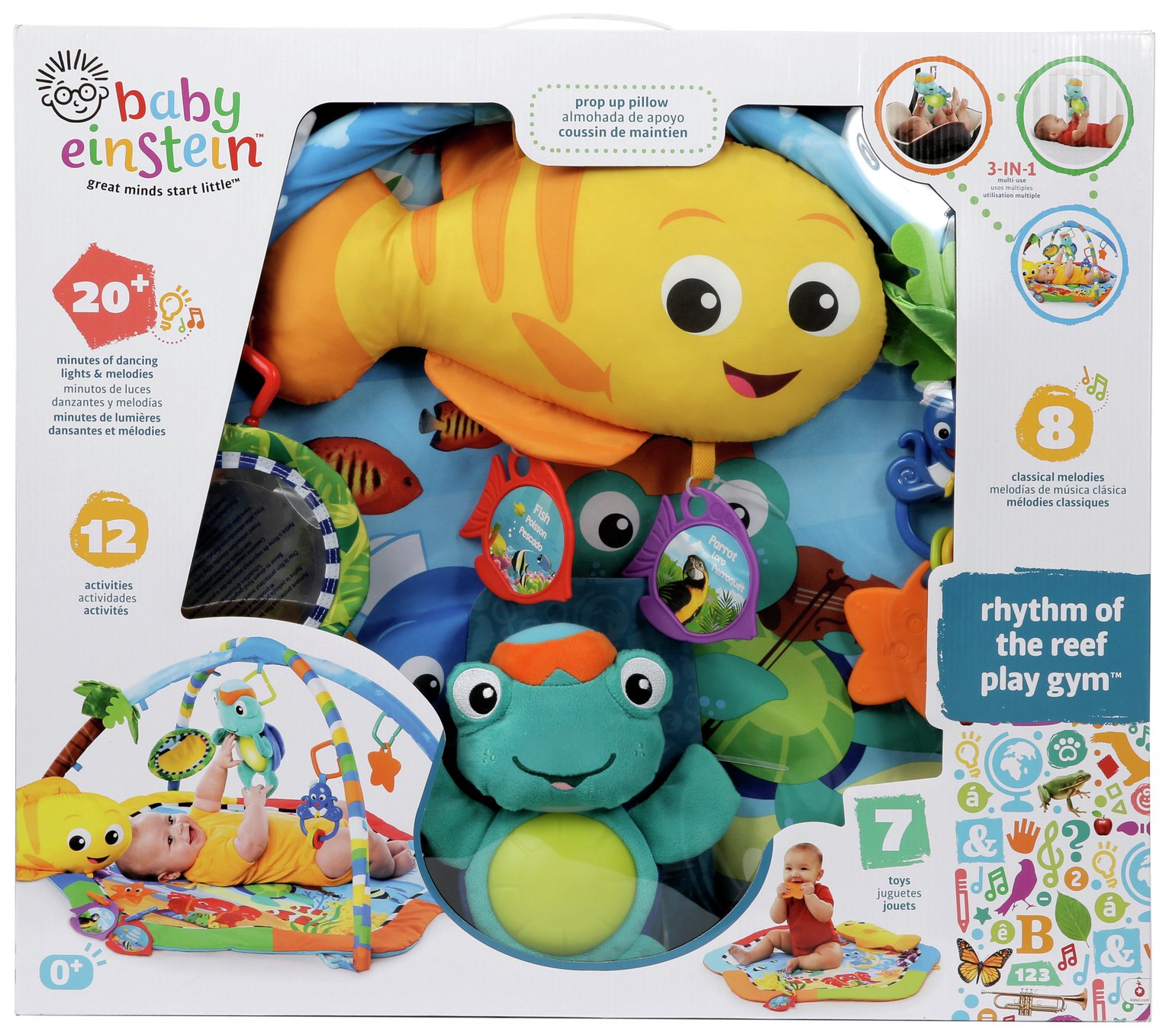 Baby Einstein Rhythm Reef Play Gym Entertain And Encourage Play