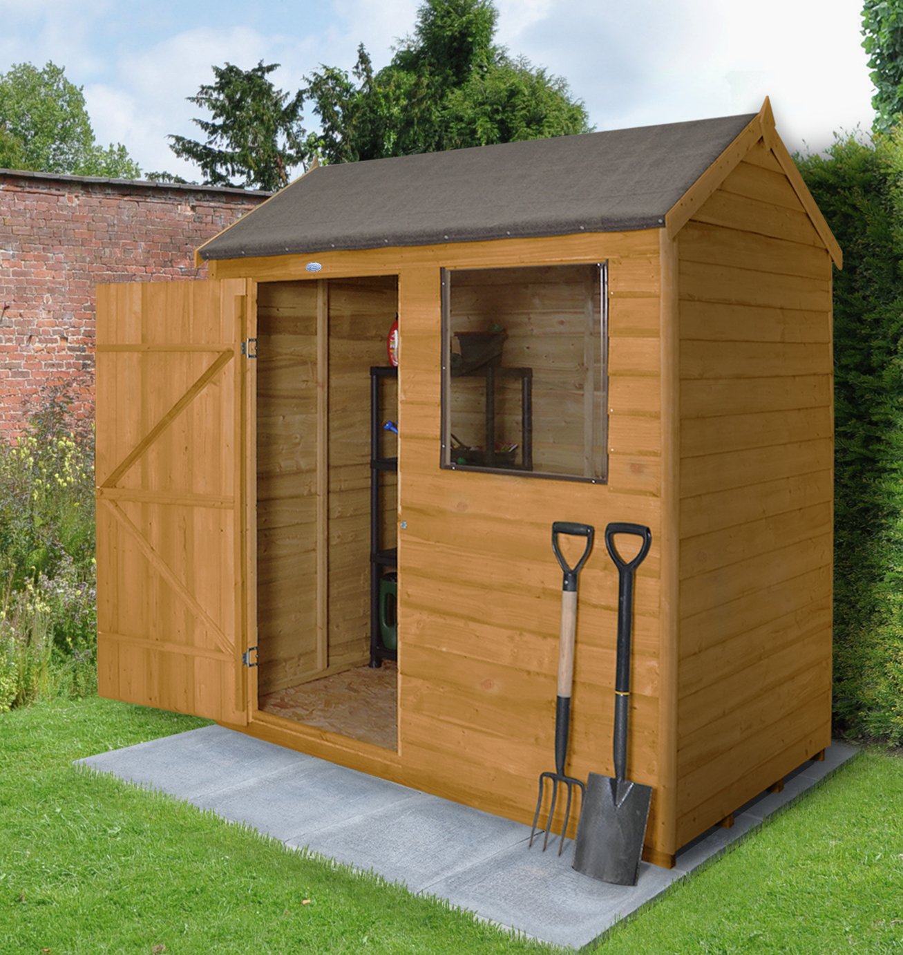 Forest Wooden 6 x 4ft Overlap Reverse Apex Shed Review