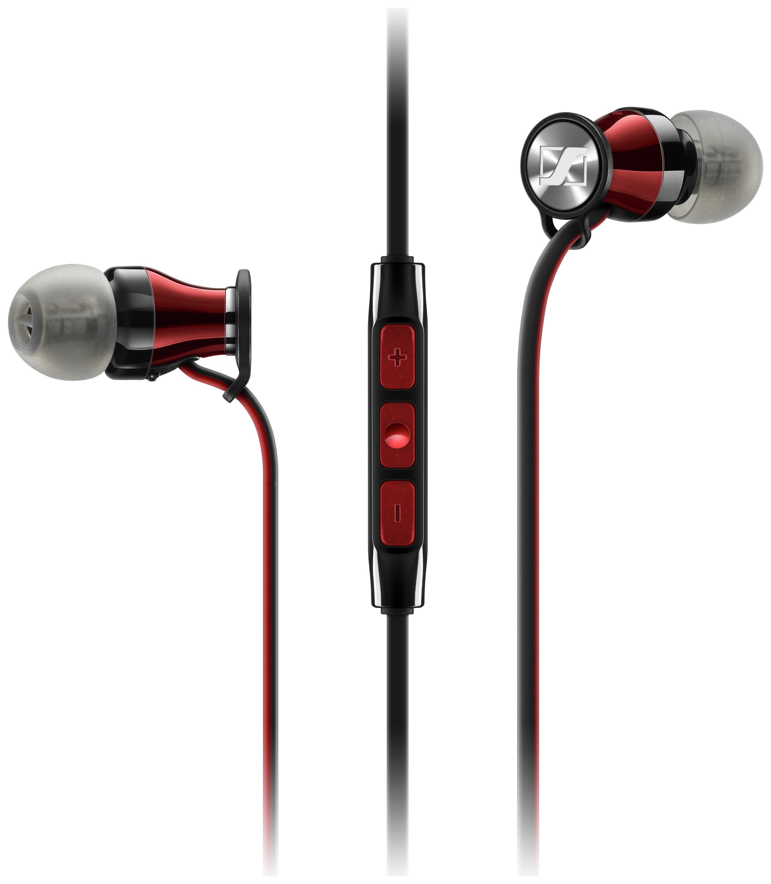 Sennheiser Momentum In-Ear Headphones for iOS - Red/Black