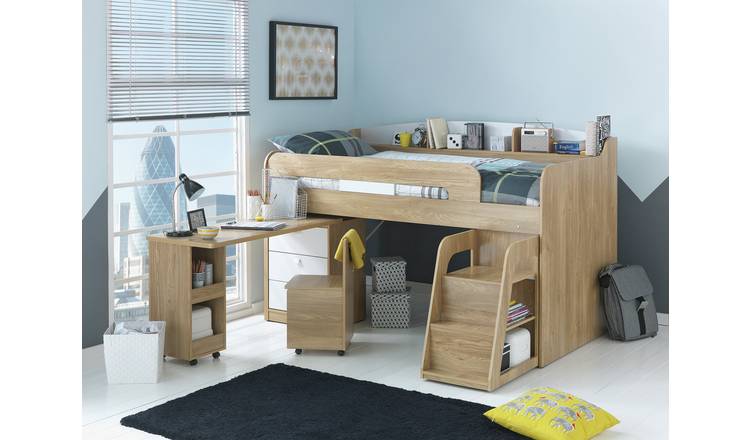 Bunk bed with on sale desk argos