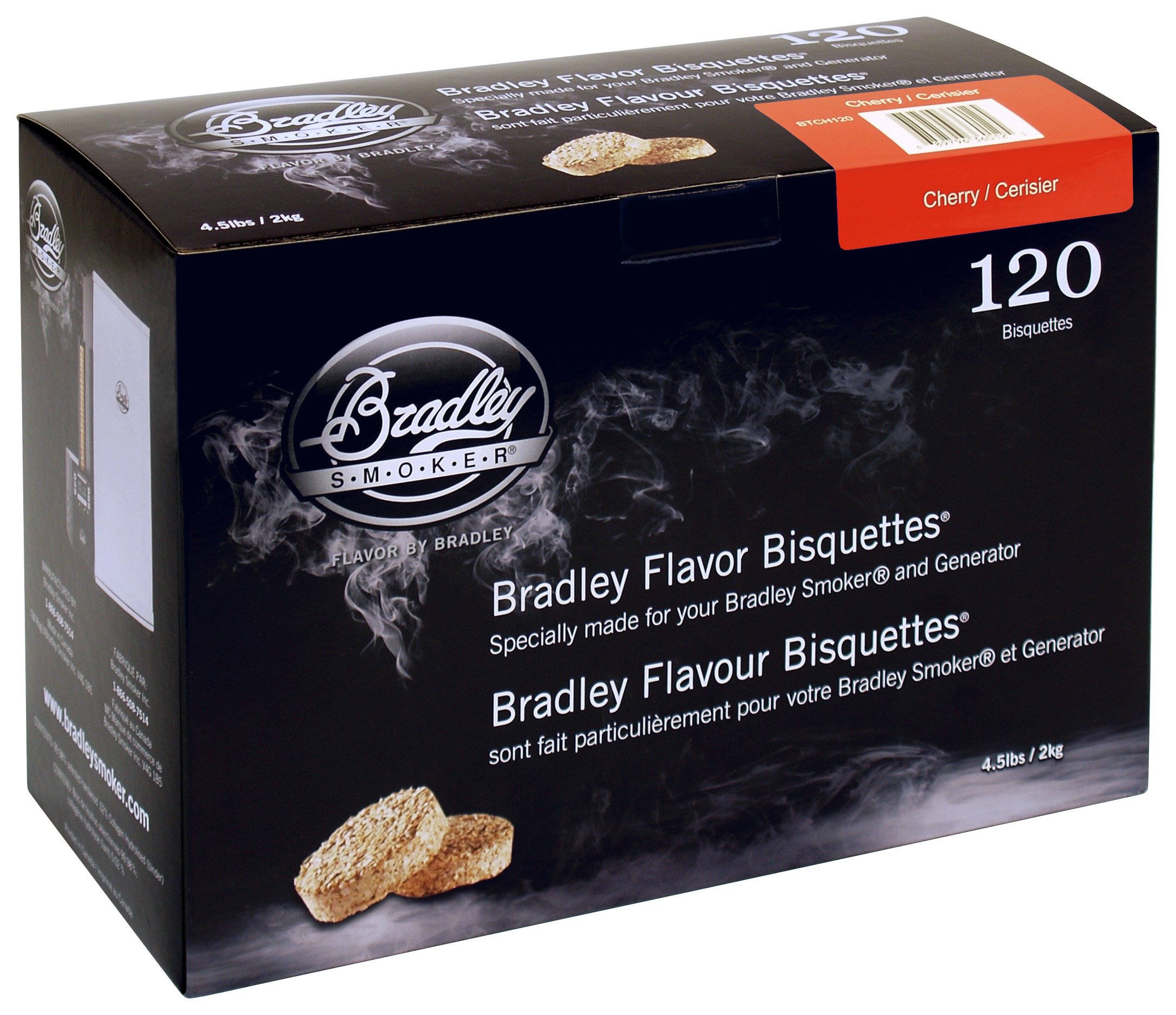 Bradley Smoker Cherry Bisquettes - 120 Pack