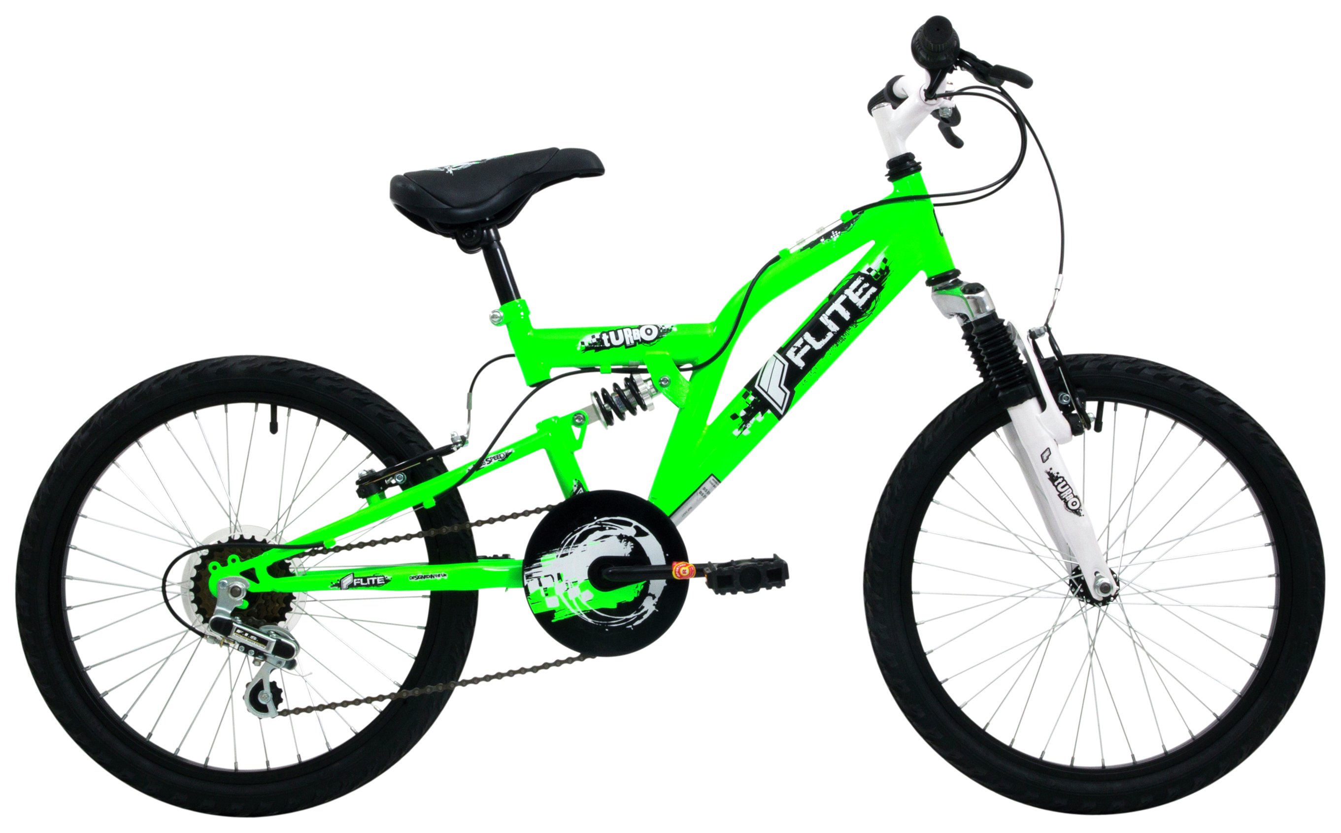 Flite Turbo 20 inch Junior Full Suspension Bike 5066544 Argos