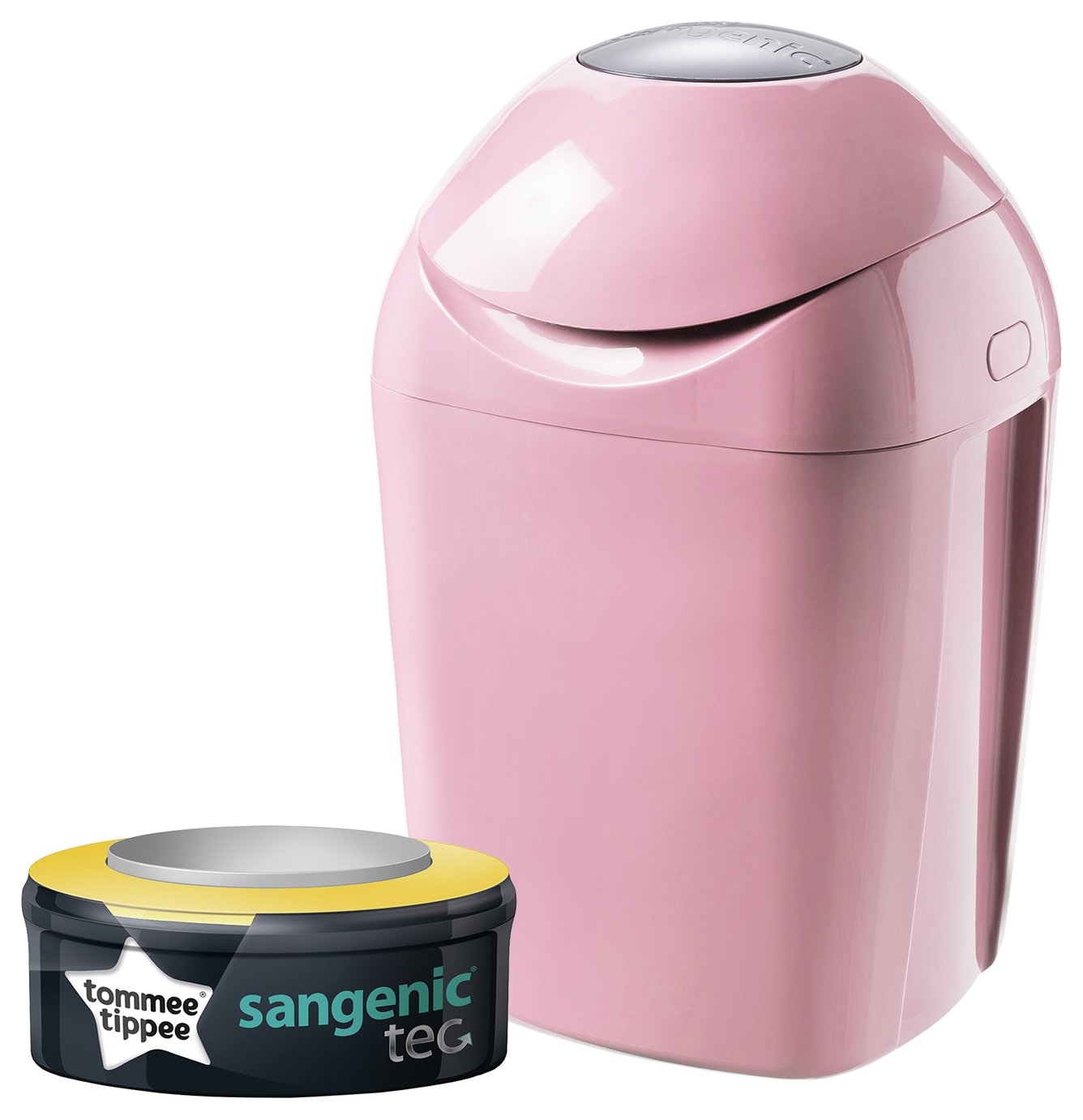 Tommee Tippee Sangenic Tec Nappy Disposal Tub - Pink