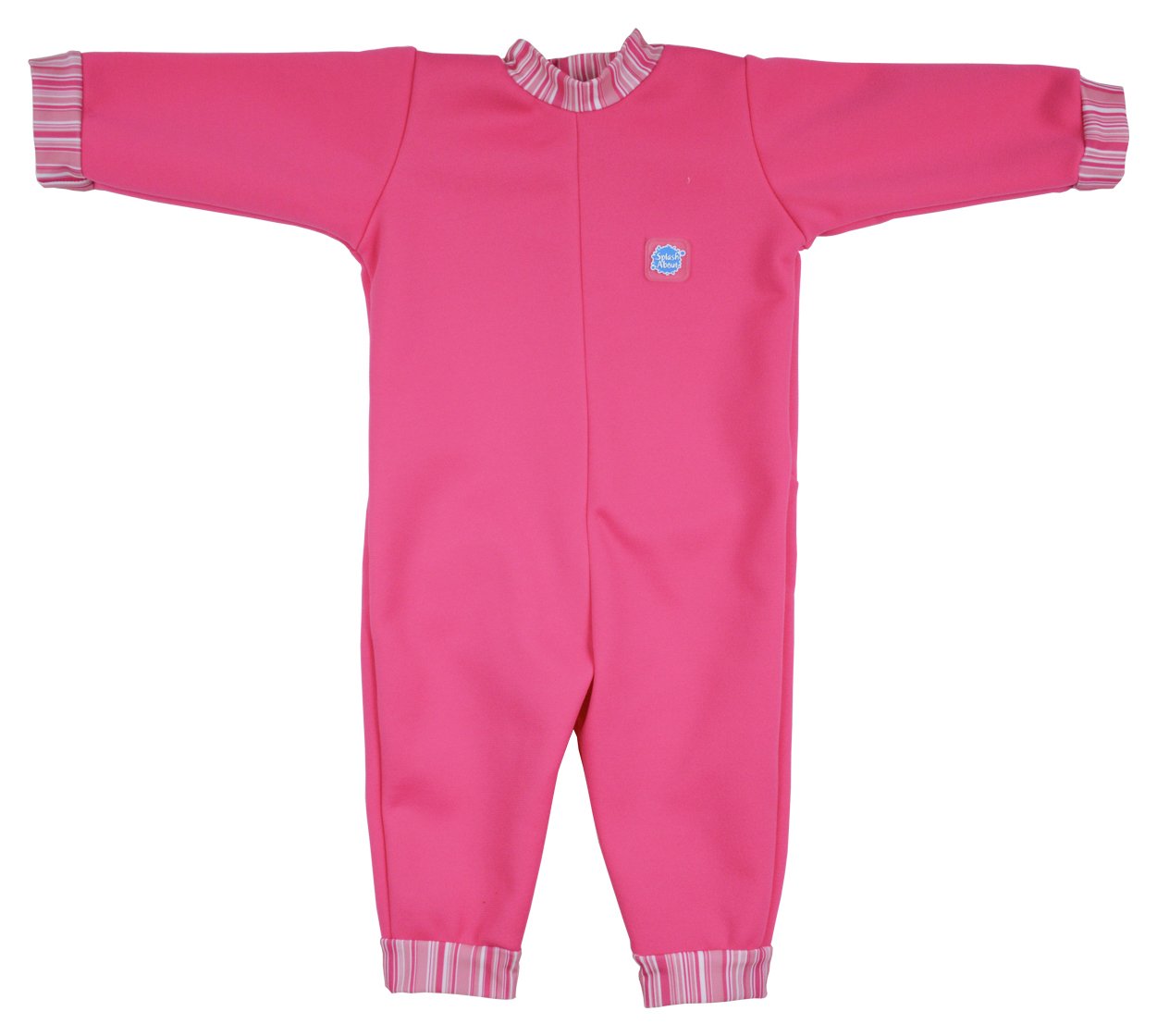 Warm In One Pink Candy Stripe Wetsuit - 0-3 Months. Review