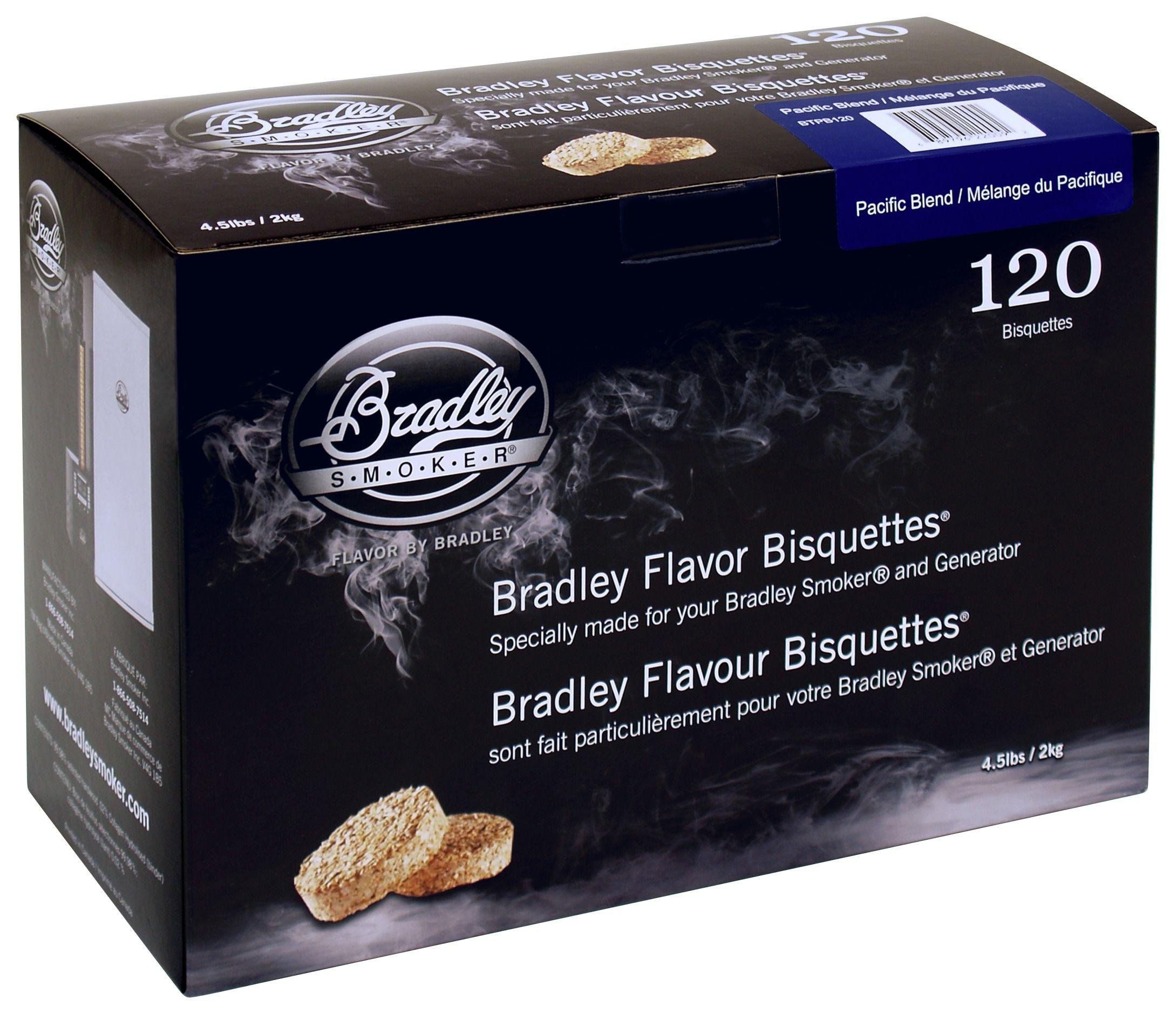 Bradley Smoker Pacific Blend Bisquettes - 120 Pack