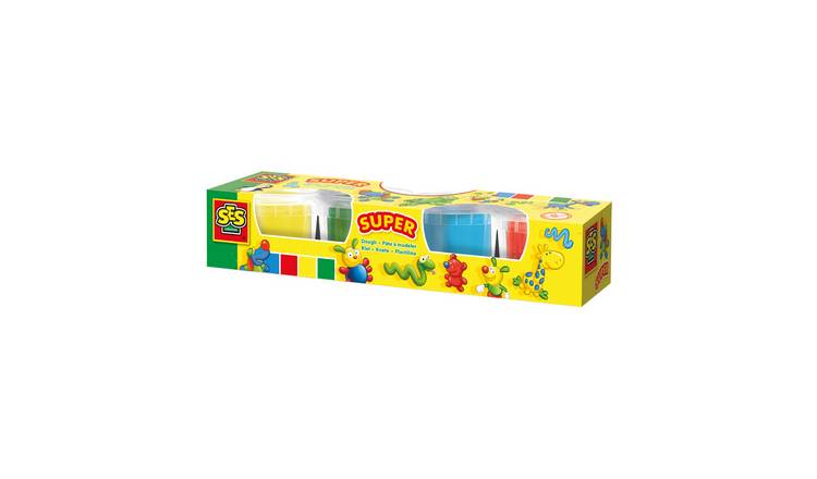 SES Creative Bright Play Dough 4 Piece Model Set