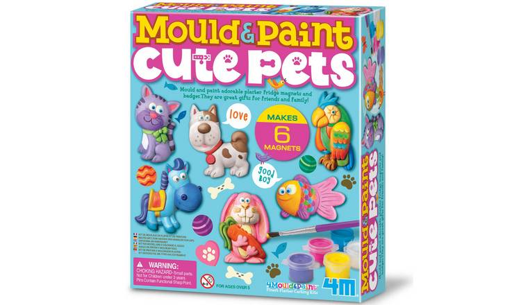 4M Mould & Paint Cute Pets - 5 Years +
