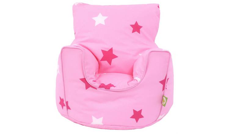 Bean Lazy Stars Cotton Bean Bag Armchair Toddler Size Pink