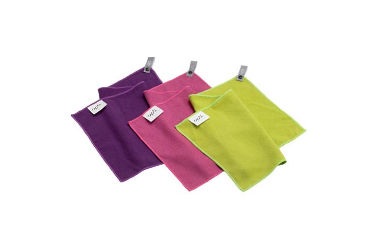 A selection of multi-coloured towels.