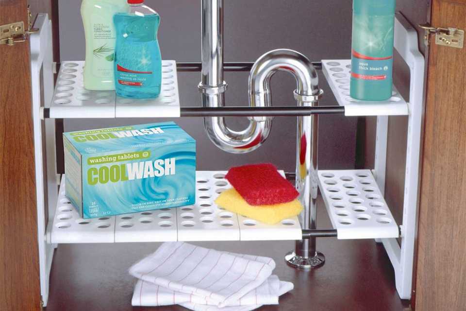 Argos under top kitchen sink storage