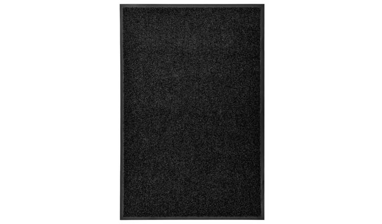 Walplus Polyamide Doormat - Black - 90 x 60 cm