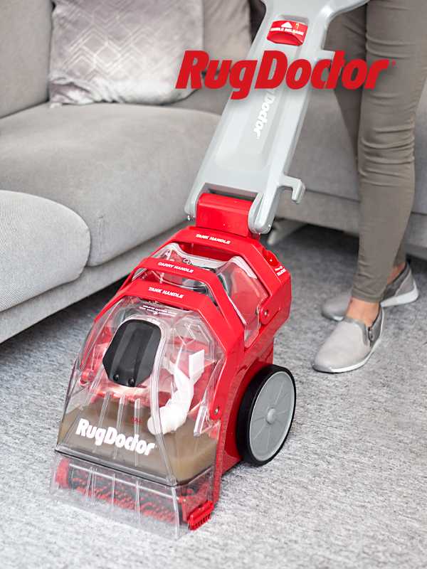 The RugDoctor deep carpet cleaner.