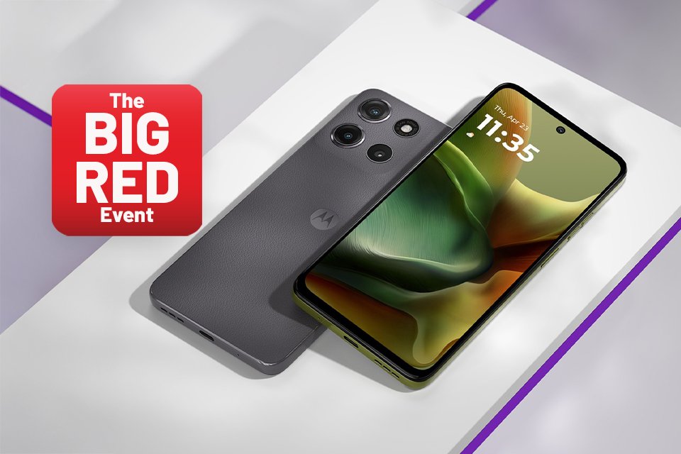 The Big Red Event. Save on selected Motorola mobile phones with codes RED20 & RED30.