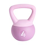 Kettlebells and barbells.