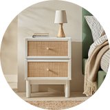 Bedside tables from £35.