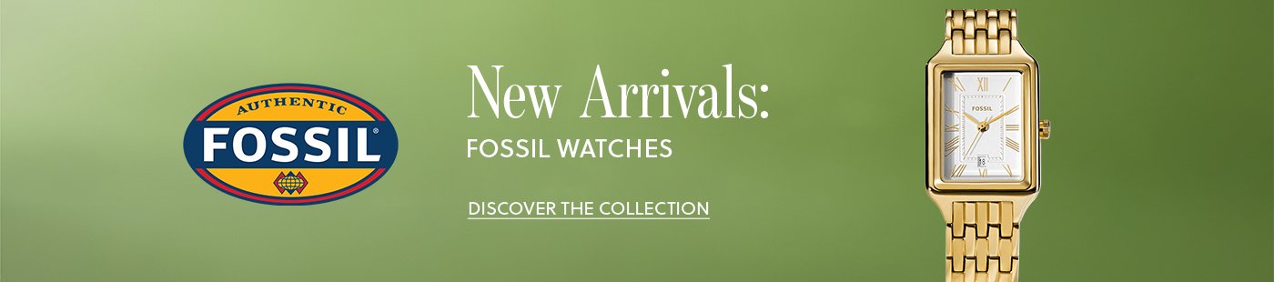 Fossil. New arrivals: Fossil watches. Discover the collection.