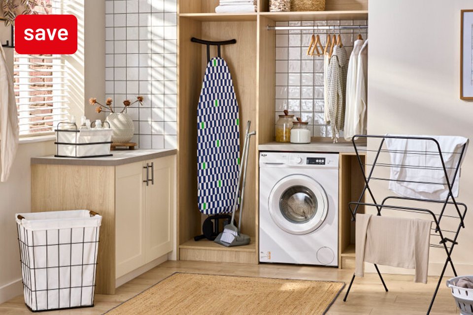 Save up to 50% on Spring clean & utility essentials. Includes cleaning supplies, clothes airers, storage & more.
