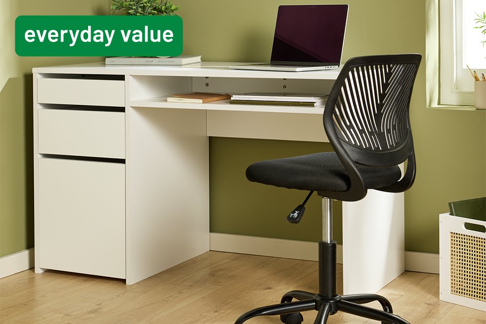 Everyday value. Quality you trust at prices you love. Includes office furniture, living room and more.