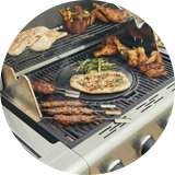 Outback Jupiter 4 Burner Hybrid Gas BBQ.
