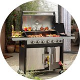 Argos Home Deluxe 6 Burner Gas BBQ.