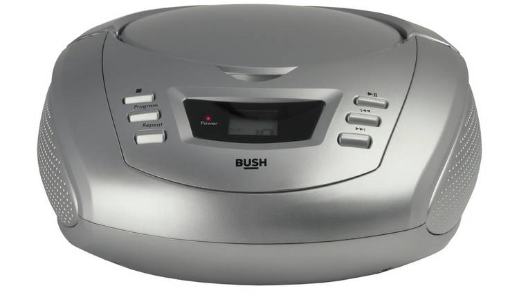 Bush CD Radio Boombox - Silver