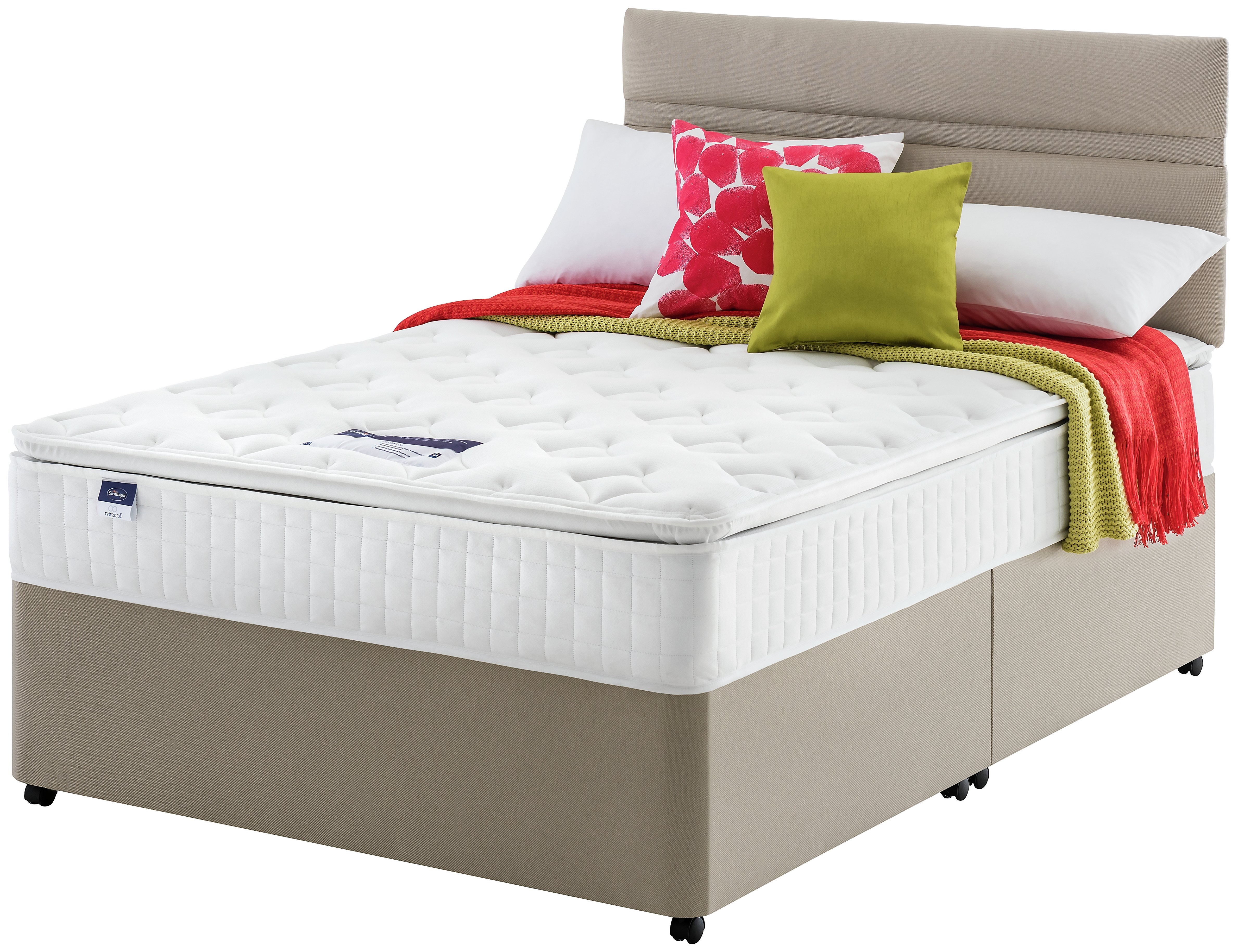 Silentnight Stanfield Pillowtop Divan - Double