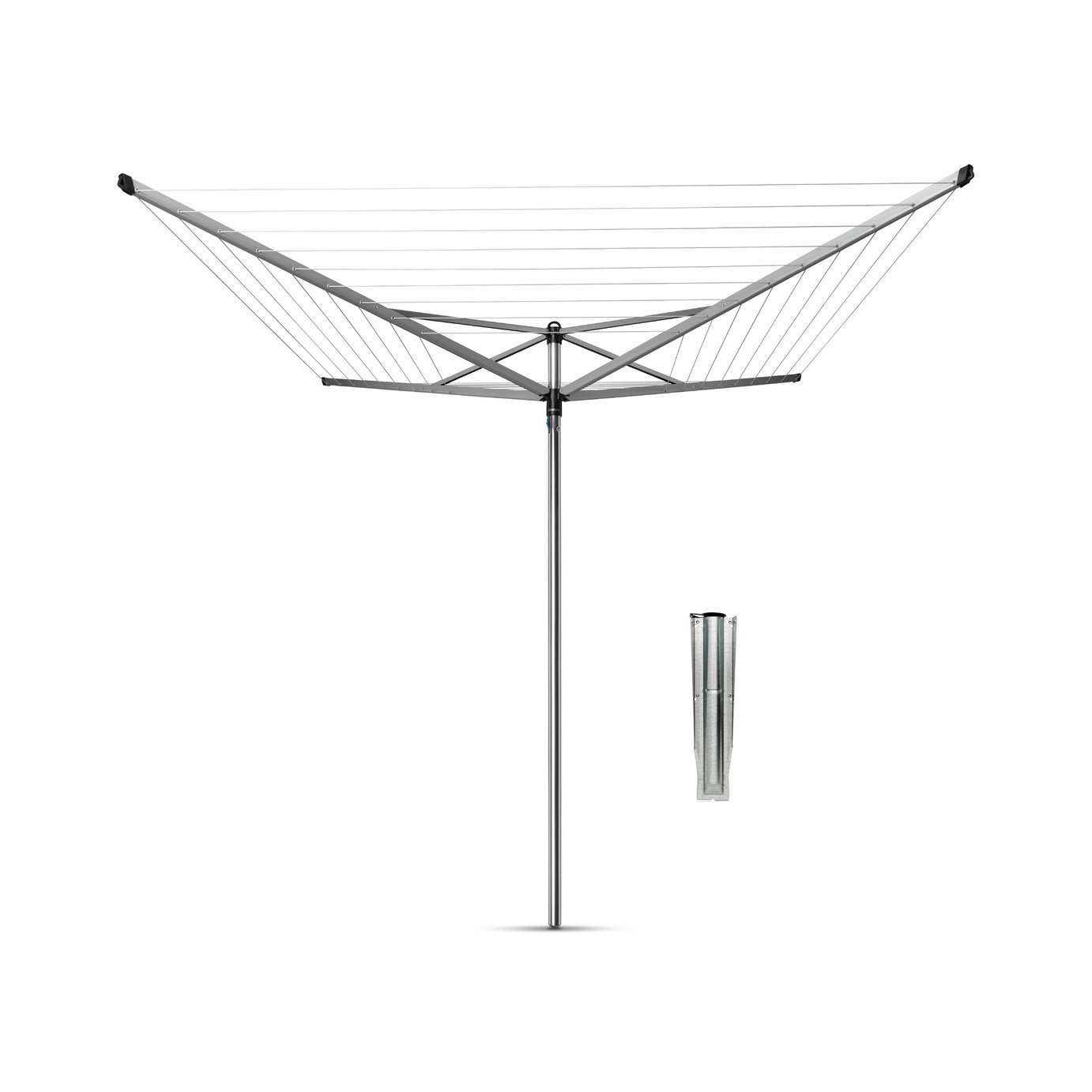 Brabantia 60m Topspinner Washing Line with Ground Spike