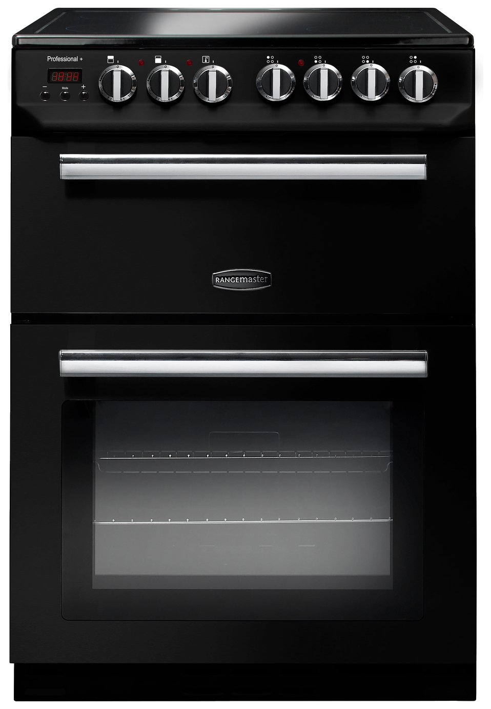 Rangemaster Professional Double Electric Cooker - Black