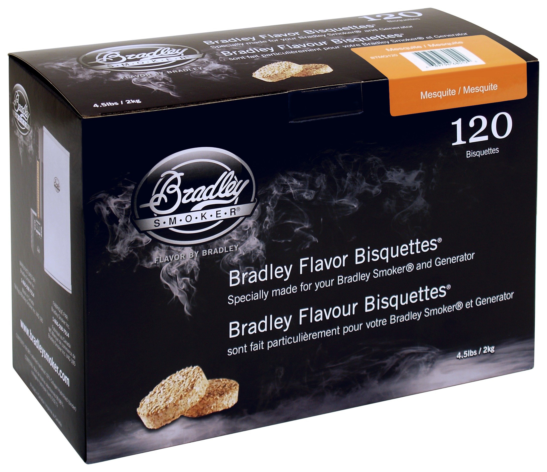 Bradley Smoker Mesquite Bisquettes - 120 Pack