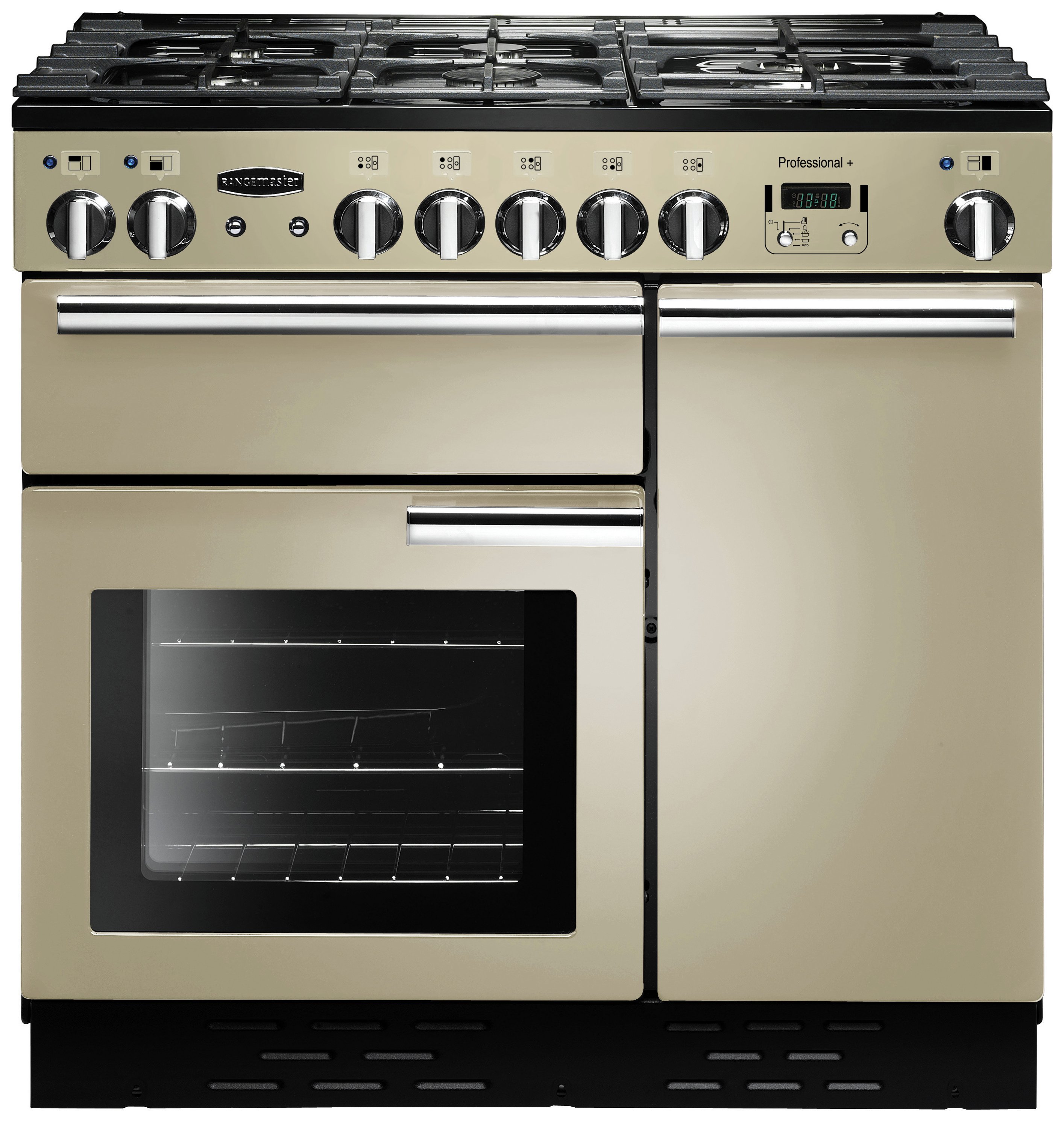 Rangemaster Professional 90cm Gas Range Cooker - Cream