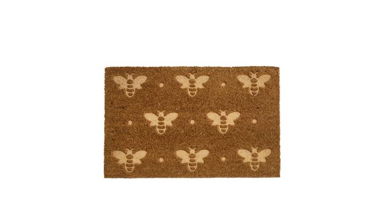 Argos Home Bee Debossed Coir Mat 40x60cm