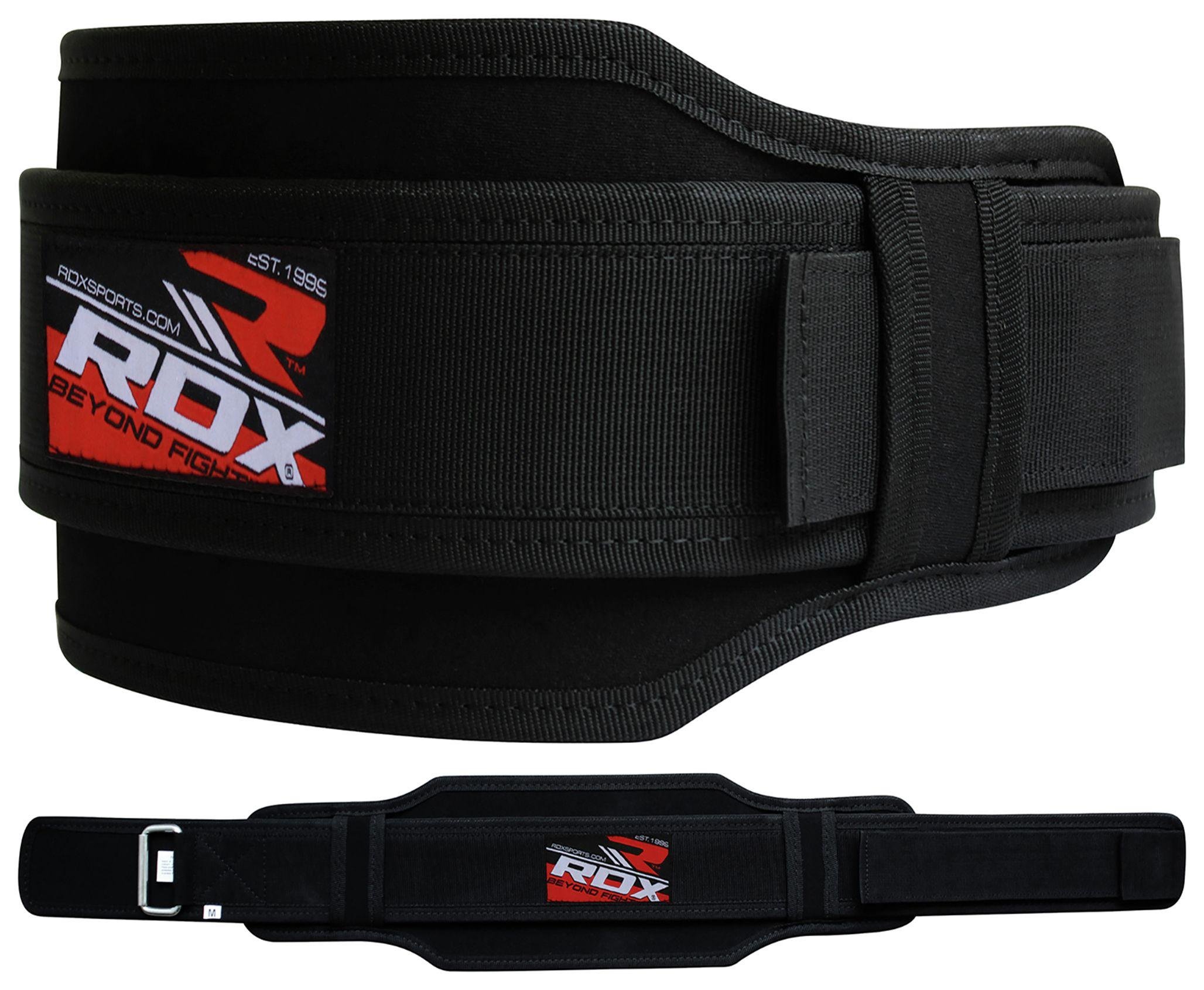 RDX Neoprene Large Weight Lifting Belt - Black