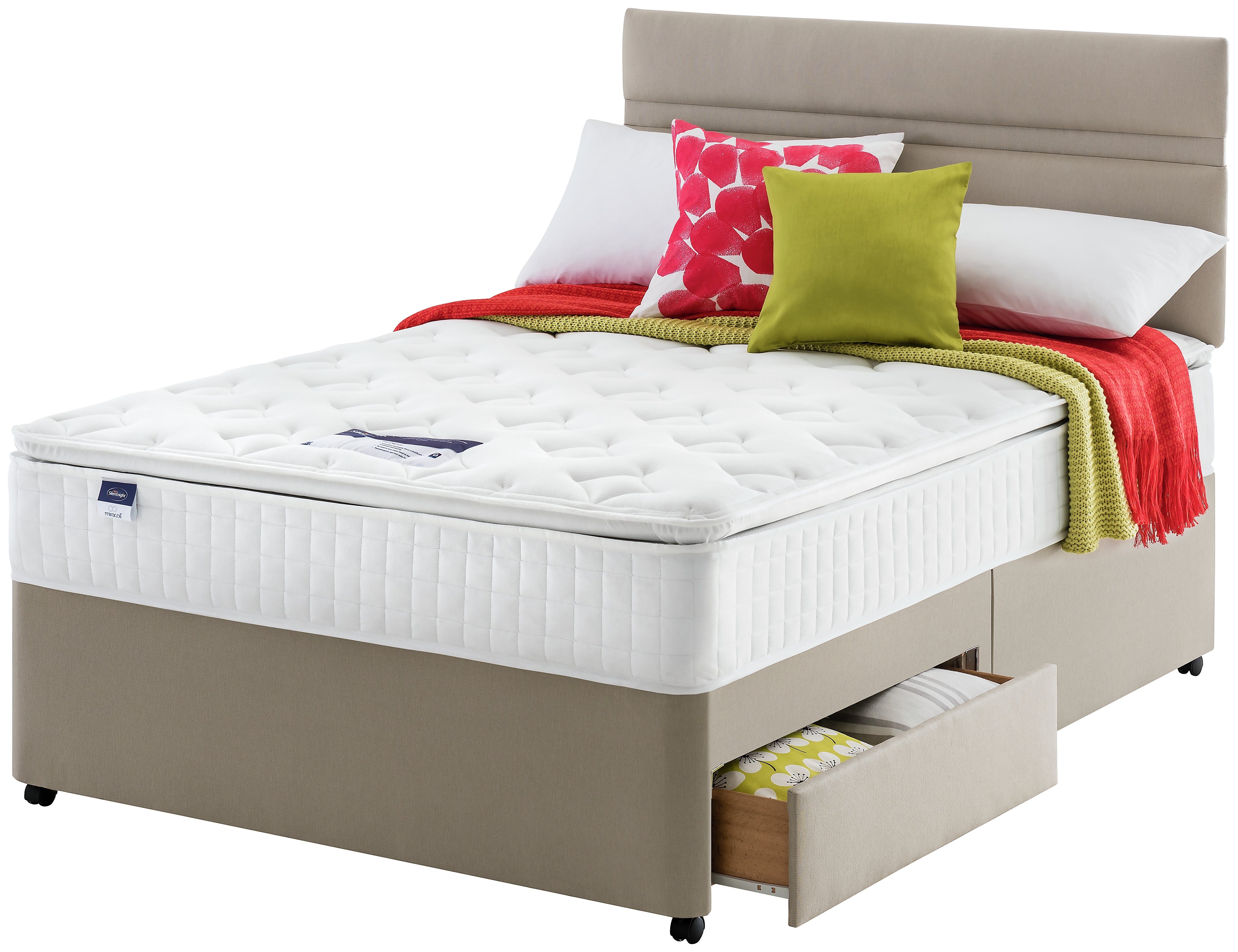 Silentnight Stanfield Pillowtop 2 Drw Divan Review