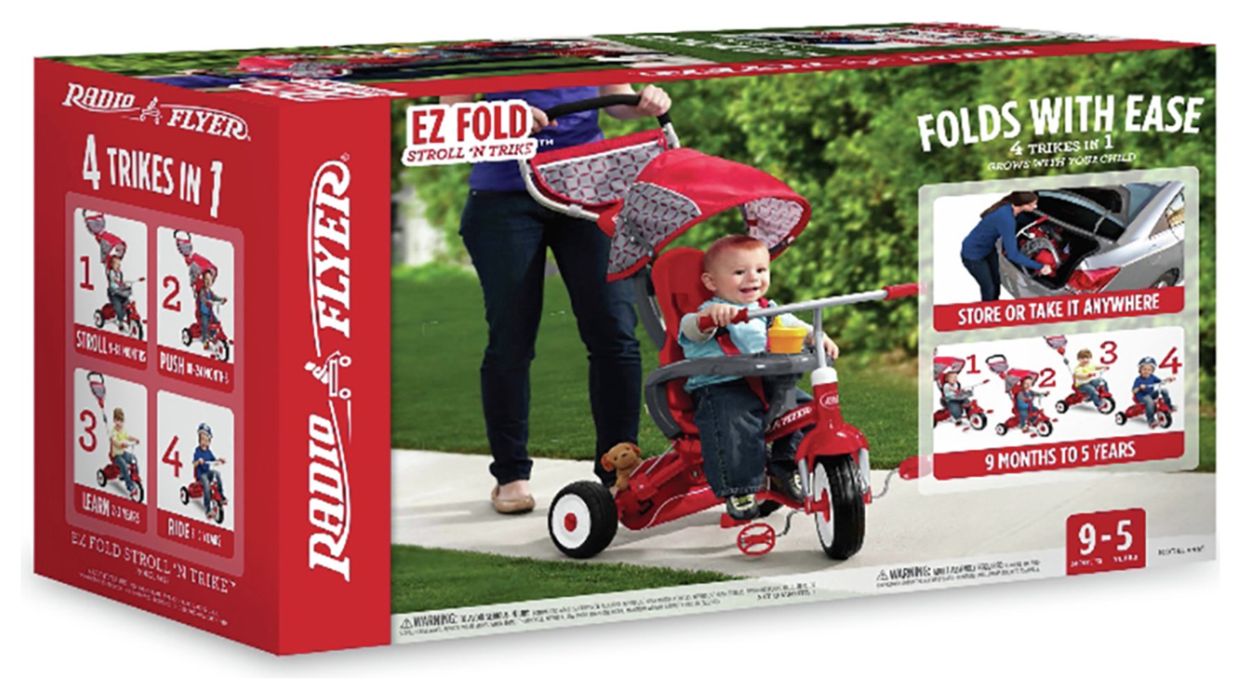 radio flyer ez fold trike