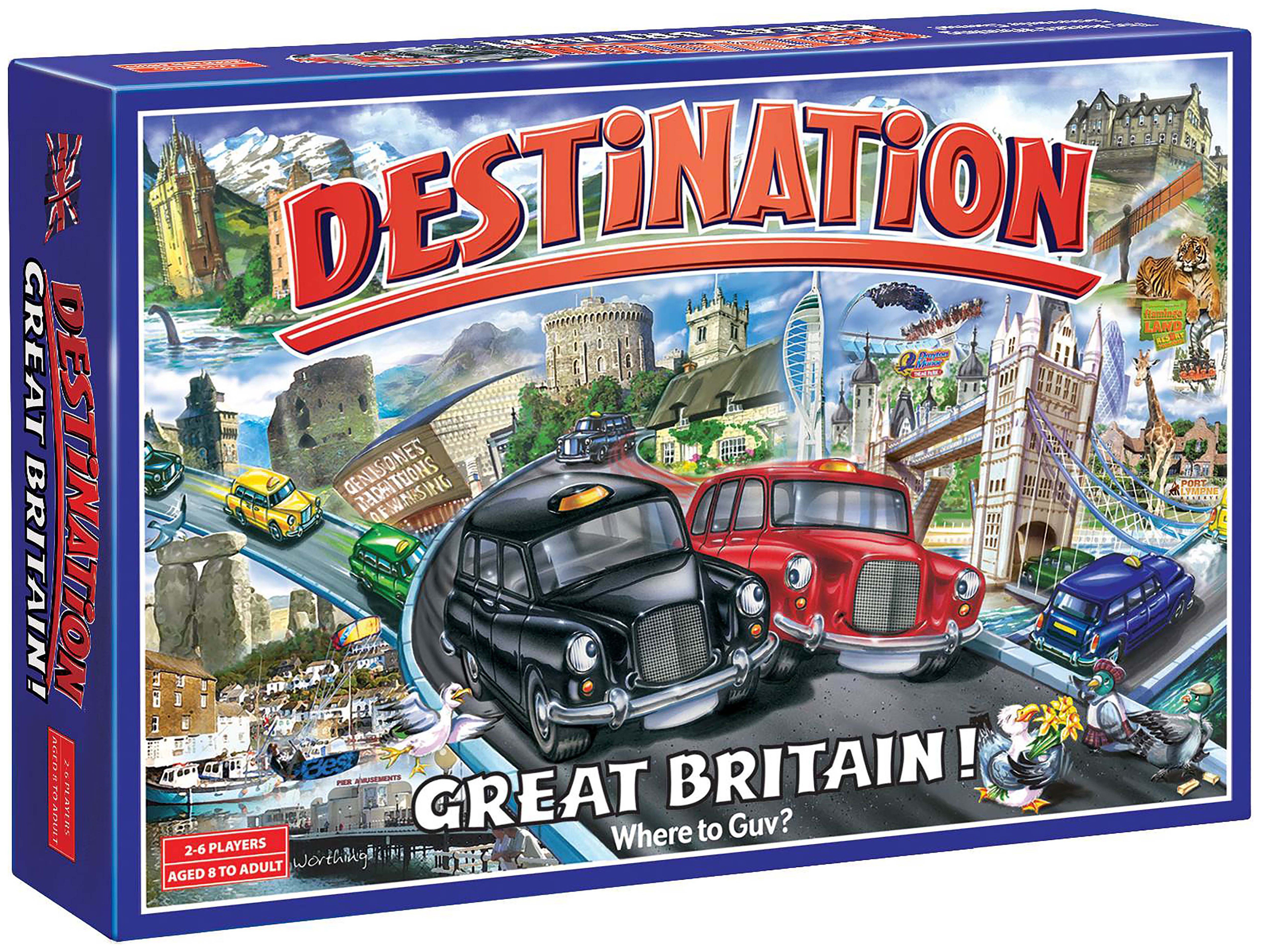 Destination Great Britain Board Game. Review