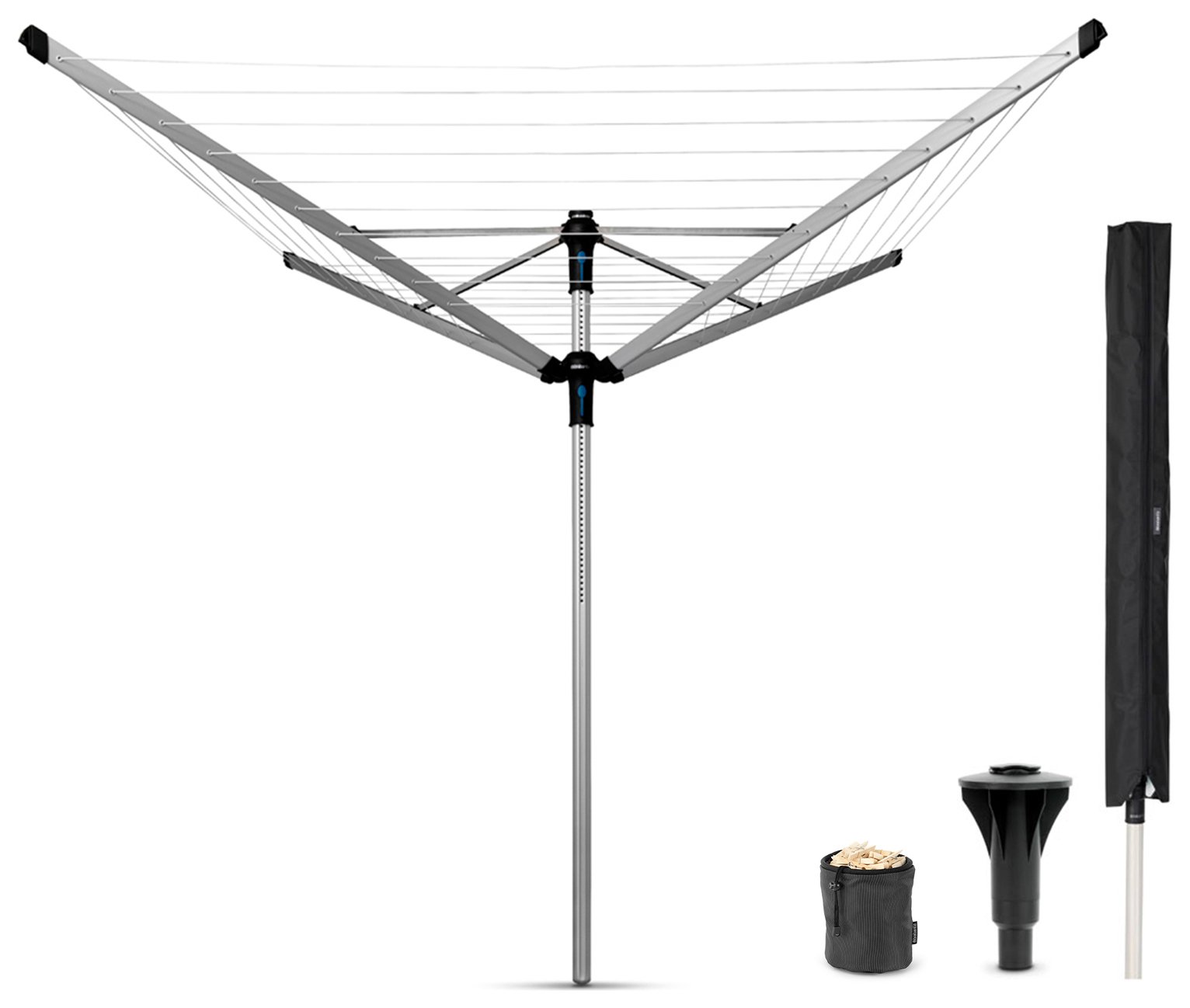 Brabantia 60m Lift-O-Matic Advance Rotary Washing Line