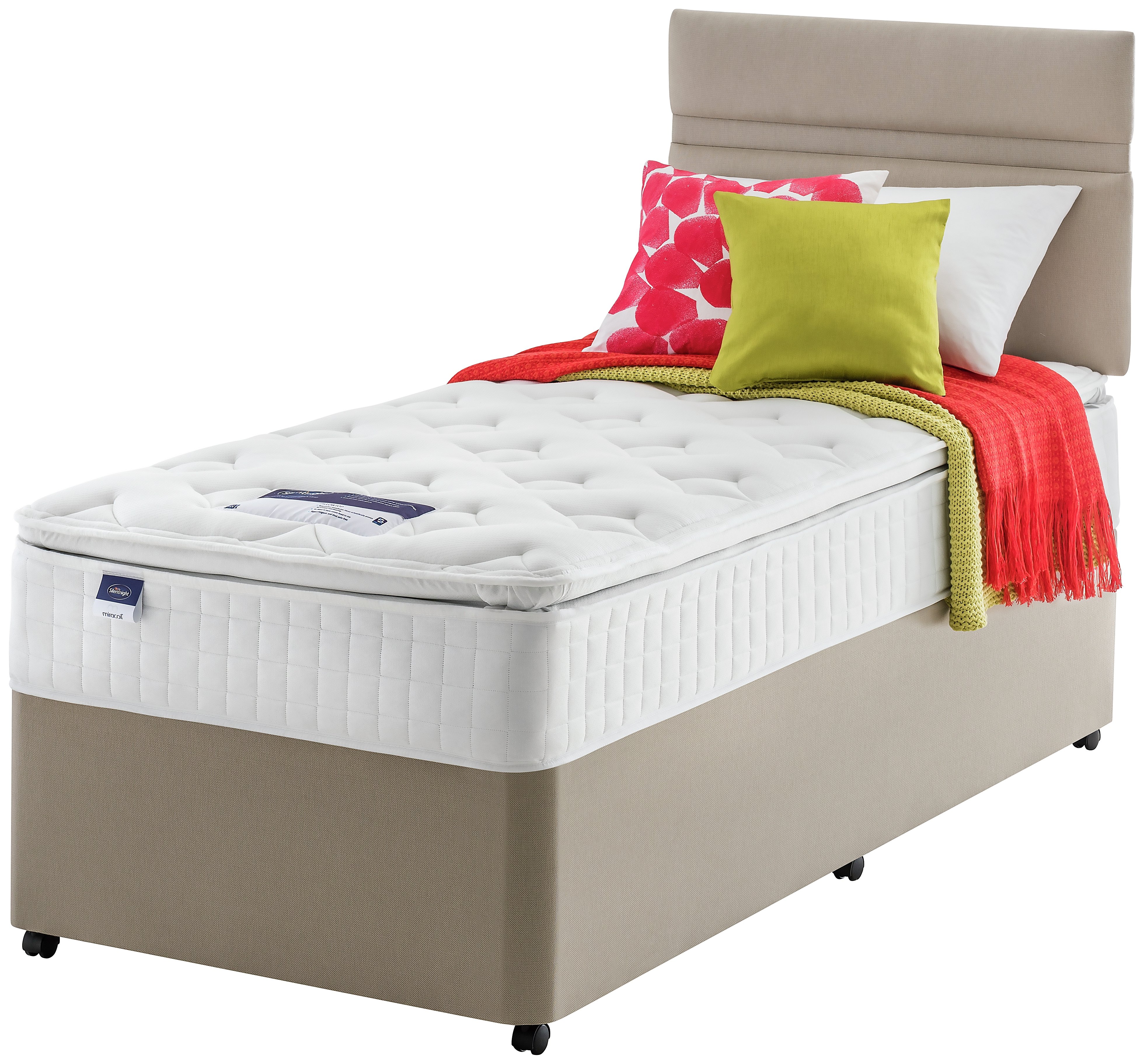 Silentnight Stanfield Pillowtop Divan - Single