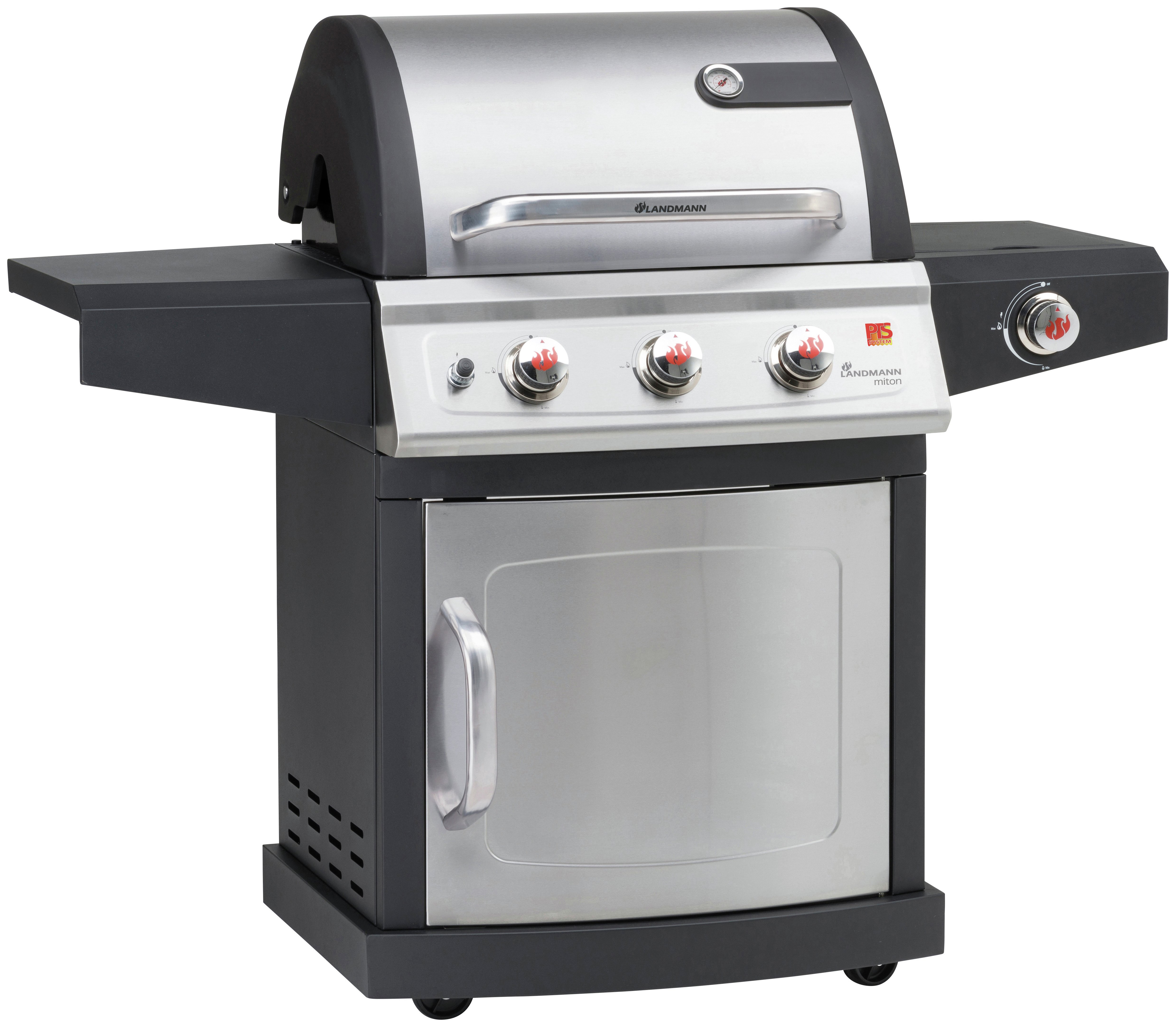 Landmann Miton 3 Burner Gas BBQ with Side Burner. at Argos review