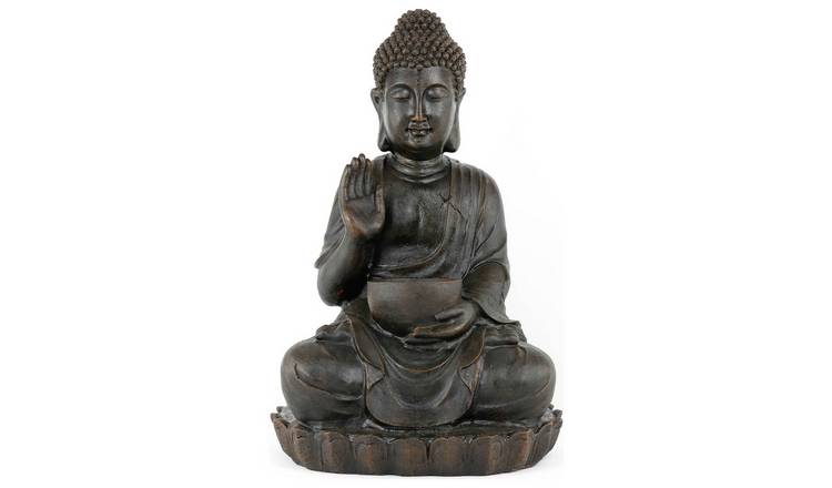 Streetwize Garden Meditating Buddha Solar Water Feature