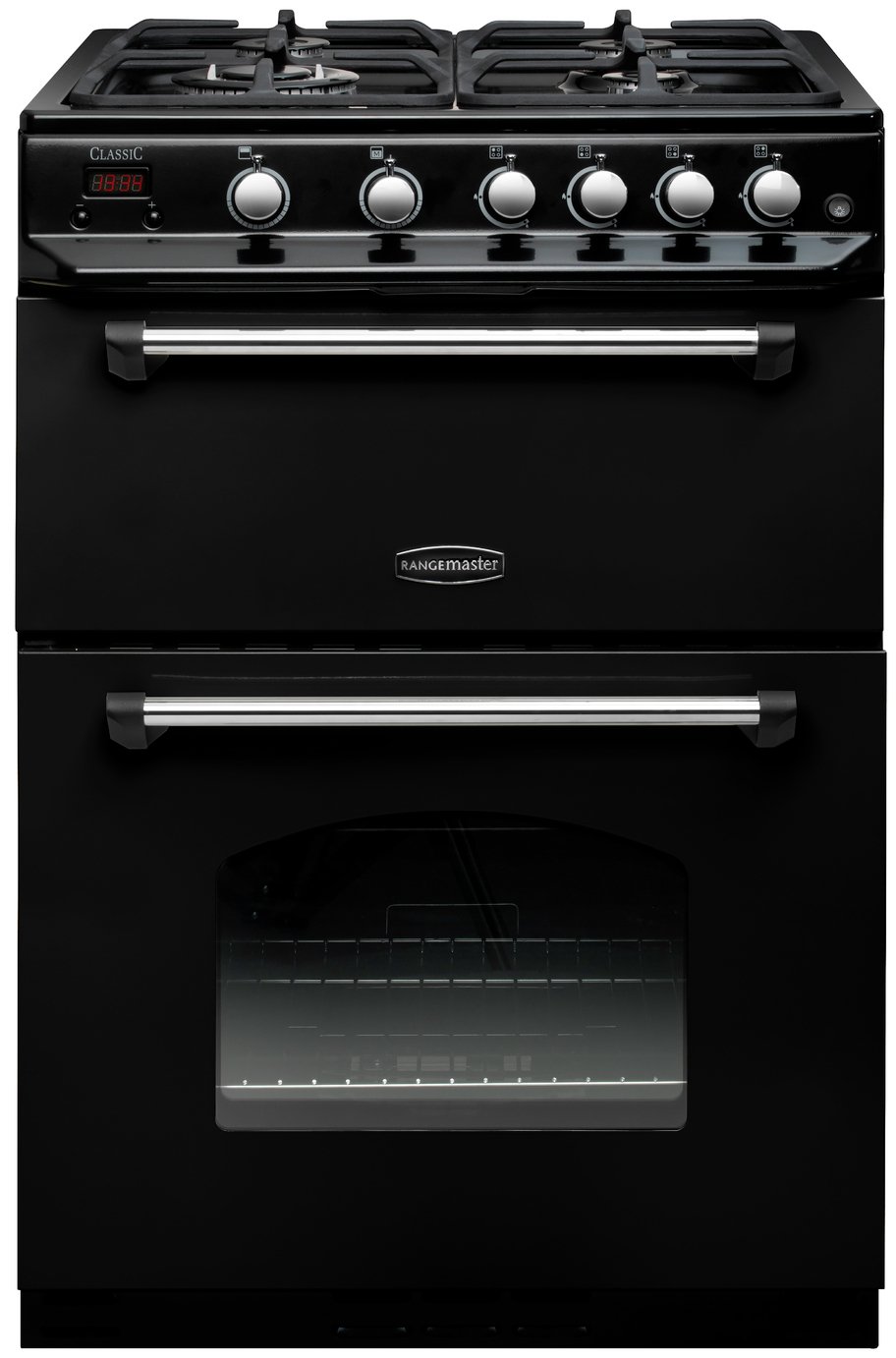 Rangemaster CLAS60NGFBL/C Classic Gas Cooker - Black